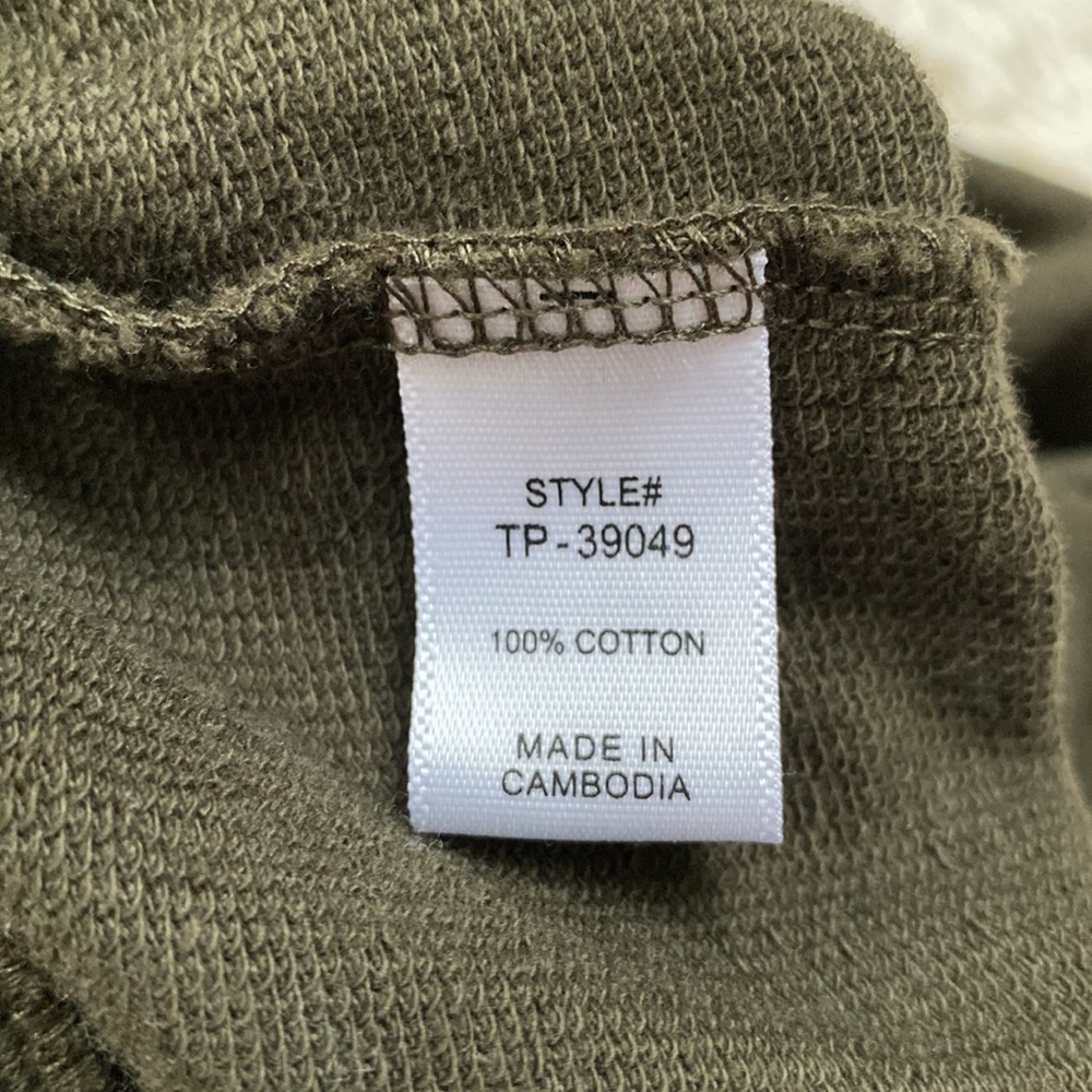 Zenana Drawstring Joggers ๐ Dark Olive - Picture 10 of 10